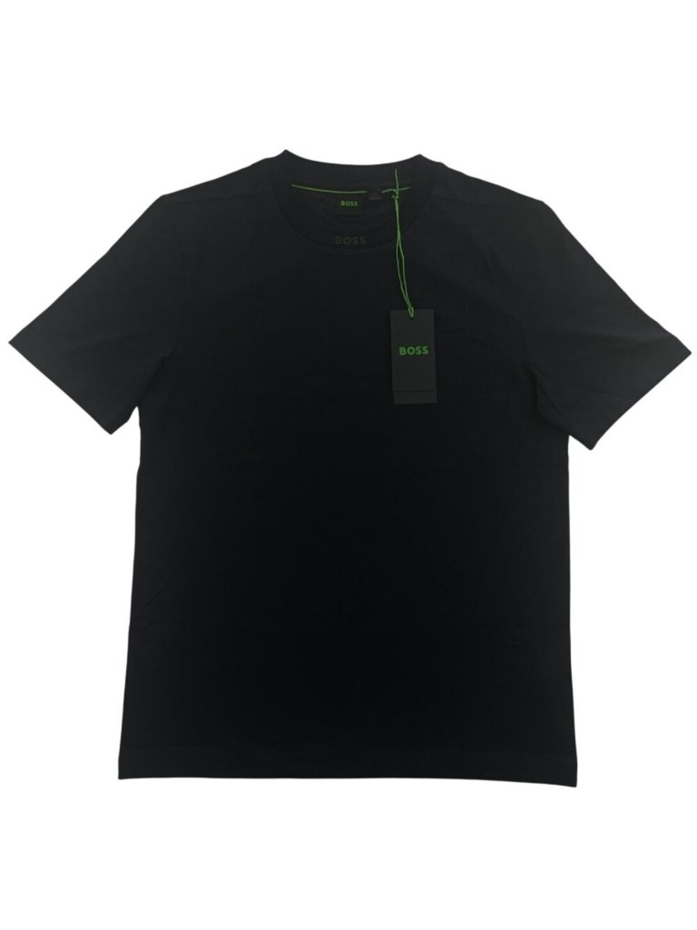 Hugo Boss Tee 5 Shirt Jet Black Cotton Blend Casual Crewneck Tee Men's Sz XS NEW - Picture 1 of 6
